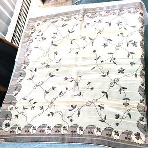 Vintage 1980's Silk Scarf